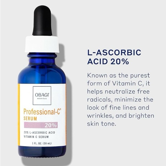 NIB Obagi Professional-C Serum 20% L-Ascorbic Acid Vitamin C Serum 1oz - Picture 1 of 3